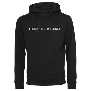 Mister Tee Tréning póló 'I Broke The Internet'  fekete / fehér