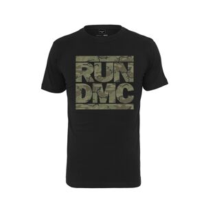 Mister Tee Póló 'Run DMC Camo'  khaki / fekete