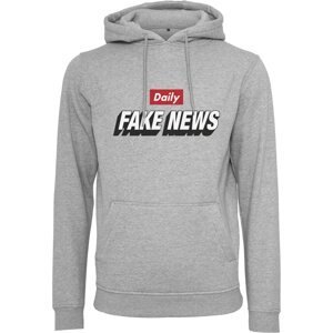 Mister Tee Tréning póló 'Fake News'  szürke / piros / fehér / fekete