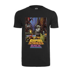 Mister Tee Póló 'Star Wars Yoda Poster'  vegyes színek / fekete