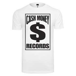 Mister Tee Póló 'Cash Money Records'  fekete / fehér