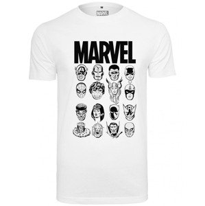 Mister Tee Póló 'Marvel Crew Tee'  fekete / fehér