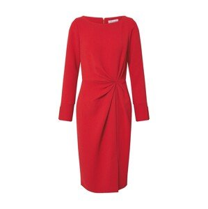 Closet London Ruha 'Closet Pleated Front Pencil Dress'  piros