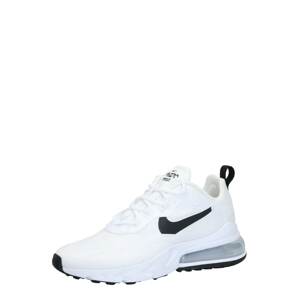 Nike Sportswear Rövid szárú sportcipők 'Air Max 270 React'  fekete / ezüst / fehér