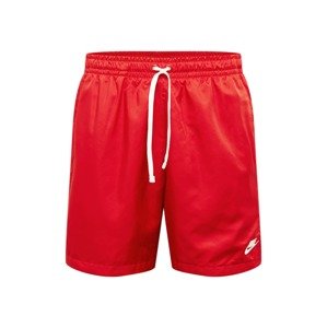 Nike Sportswear Funkcionális nadrág  piros / fehér