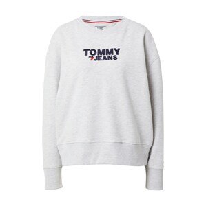 Tommy Jeans Tréning póló  piros / sötétkék / szürke melír