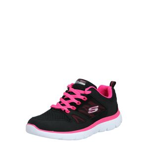SKECHERS Rövid szárú edzőcipők  rózsaszín / fekete