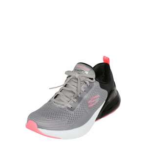 SKECHERS Rövid szárú sportcipők 'Graceful Get Connected'  szürke / rózsaszín / fekete / fehér