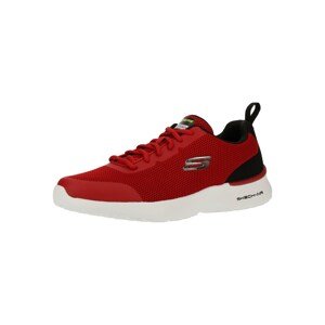 SKECHERS Rövid szárú sportcipők  piros / fekete