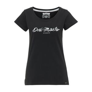 DreiMaster Vintage Póló  fekete / fehér