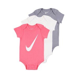 Nike Sportswear Kezeslábas  szürke / rózsaszín / fehér