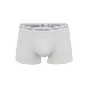 Calvin Klein Underwear Boxeralsók 'Trunk'  szürke / fehér