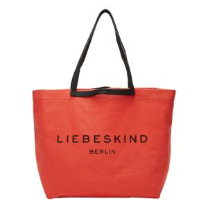 Liebeskind Berlin Shopper táska  sötét narancssárga / fekete
