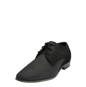 bugatti Fűzős cipő  sötétszürke / fekete