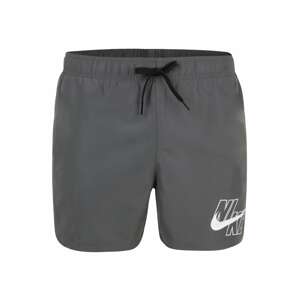 Nike Swim Sport fürdőruha  sötétszürke / fehér