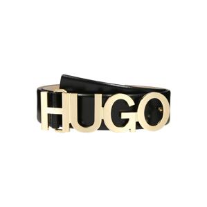 HUGO Gürtel 'Zula'  fekete / arany