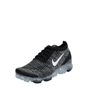 Nike Sportswear Rövid szárú edzőcipők 'Air VaporMax Flyknit 3'  fekete / fehér / ezüst