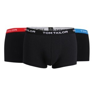TOM TAILOR Boxeralsók  világoskék / piros / fekete