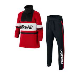 Nike Sportswear Trainingsanzug  fehér / fekete / piros
