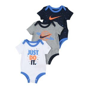 Nike Sportswear Kezeslábas  tengerészkék / szürke melír / fehér / narancs