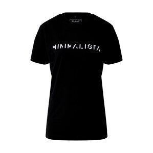 Mister Tee T-Shirt 'Minimalista'  fekete / fehér