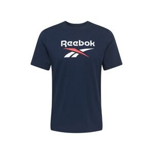 Reebok Sport Funkcionális felső  fehér / piros / tengerészkék