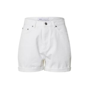 NU-IN Shorts 'Roll Up Denim Shorts'  fehér