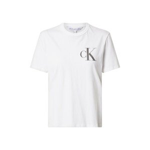 Calvin Klein Jeans Póló 'BACK INSTITUTIONAL LOGO SLIM TEE'  fehér
