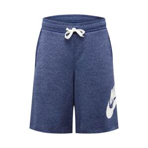 Nike Sportswear Nadrág  kék melír / fehér