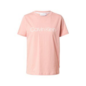 Calvin Klein Póló 'Core'  pasztell-rózsaszín / fehér