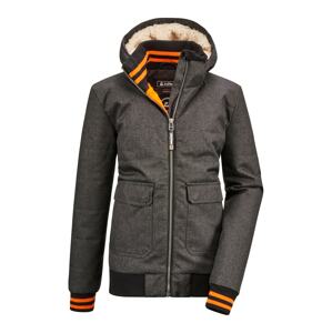 KILLTEC Kültéri kabátok 'Bantry'  antracit / narancs / fekete
