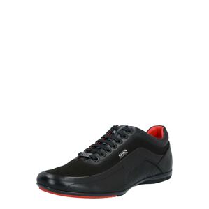 BOSS Casual Fűzős cipő  fekete / piros
