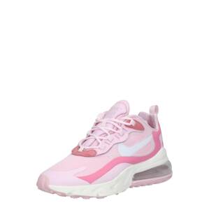 Nike Sportswear Rövid szárú sportcipők 'Air Max 270 React'  rózsaszín / rózsaszín / pasztell-rózsaszín / fehér