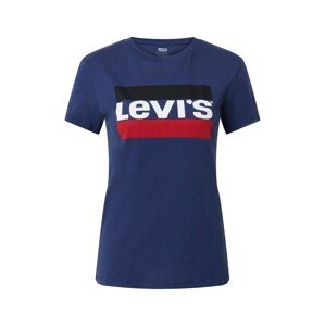 LEVI'S T-Shirt  kék / világospiros / fehér