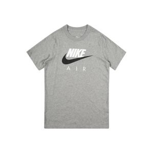 Nike Sportswear Funkcionális felső  fehér / szürke melír / fekete
