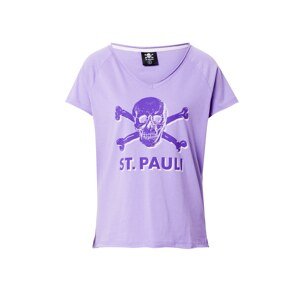 FC St. Pauli T-Shirt 'Leila'  fehér / lila / ibolyakék