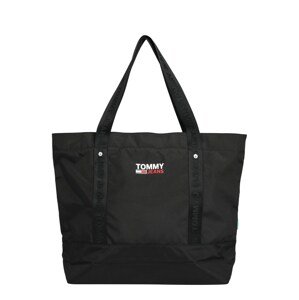 Tommy Jeans Shopper táska  fehér / fekete / piros