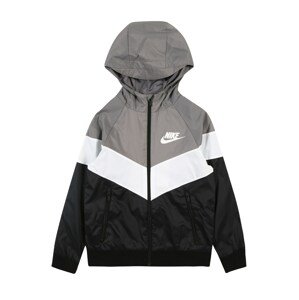 Nike Sportswear Átmeneti dzseki  szürke / fehér / kobaltkék