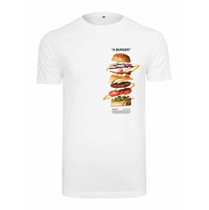 Mister Tee Póló 'A Burger'  vegyes színek / fehér
