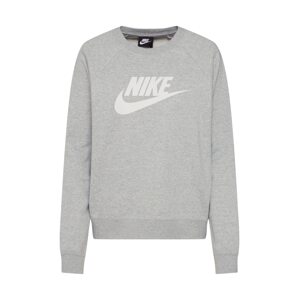 Nike Sportswear Tréning póló 'Essential'  szürke melír / fehér
