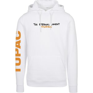 Mister Tee Tréning póló 'Tupac Eternal'  fehér / fekete / sötét narancssárga