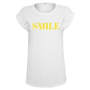 Merchcode T-Shirt  sárga / fehér