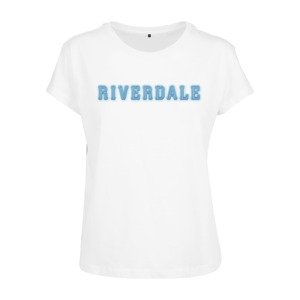 Merchcode Póló 'Riverdale'  fehér / kék