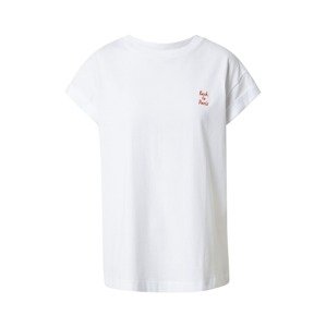 Rich & Royal Póló 'Boyfriend Shirt'  narancs / fehér