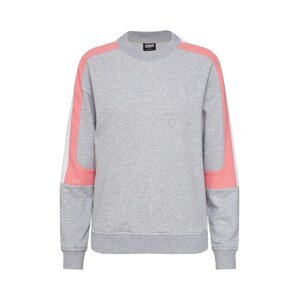 Urban Classics Tréning póló  szürke / rózsaszín