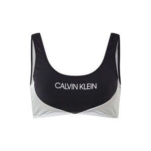 Calvin Klein Swimwear Melltartó  fekete / fehér