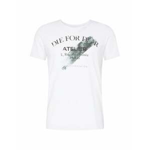 EINSTEIN & NEWTON Shirt 'Green Atelier '  fekete / fehér