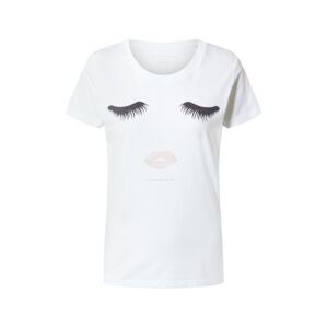 EINSTEIN & NEWTON T-Shirt 'Lashes'  fehér / fekete
