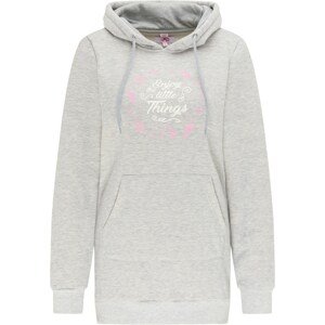 MYMO Tréning póló  szürke / fehér / rózsaszín