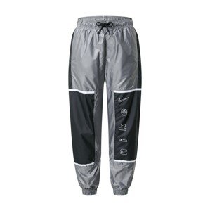 Nike Sportswear Nadrág  fekete / fehér / ezüstszürke